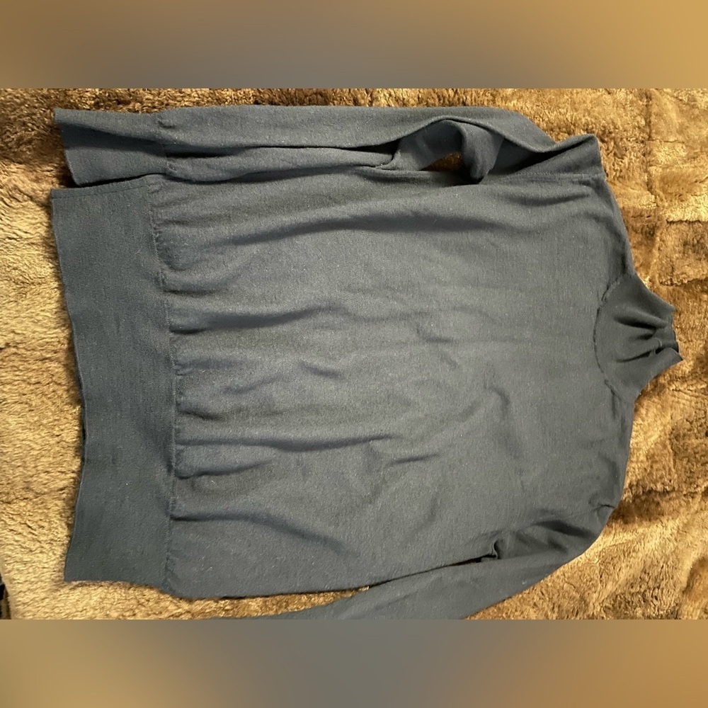 Bottega Veneta Midnight Navy Blue MockTurtleneck Sweater made in Italy 🇮🇹 - Picture 8 of 17